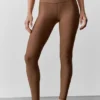 7/8 High-Waist Airlift Legging - Güneş Öpücüğü Kahverengi