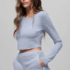 Alosoft Crop Finesse Uzun Kollu - Kış Donu