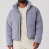 Esnek Dokuma Street Puffer - Sis