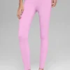 High-Waist Airbrush Airbrush Legging - Şeker Kalpli Pembe