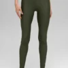 High-Waist Airlift Legging - Zeytin Yeşili