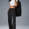 High-Waist Pursuit Pantolon (Uzun) - Siyah