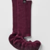 Kadınlar için Askılı Siren Grip Çorap - Bordo