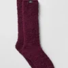 Kadınlar İçin Plush Lush Çorap - Bordo