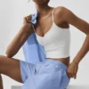 İnce Çizgili Daylight Boxer Şort - Açık Provence Mavisi/Beyaz