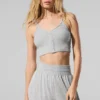 Noktalı Narin Lounge Tank - Atletik Melanj Gri