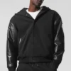 Select Kapüşonlu Bomber Ceket - Siyah