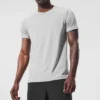 Triumph Raglan Tişört - Atletik Melanj Gri