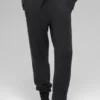 Yün Kaşmir High-Waist New Class Jogger - Siyah