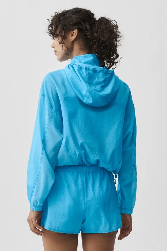 1/4 Fermuarlı Go Time Kazak - Gök Mavisi