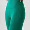 16" High-Waist Airbrush Kapri - Emerald Isle