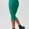 16" High-Waist Airbrush Kapri - Emerald Isle