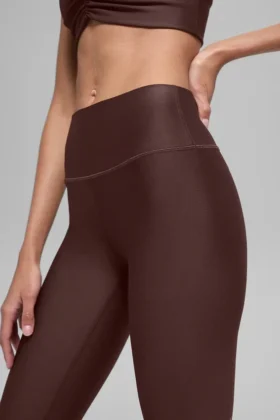 16” High-Waist Airlift Kapri – Brownstone