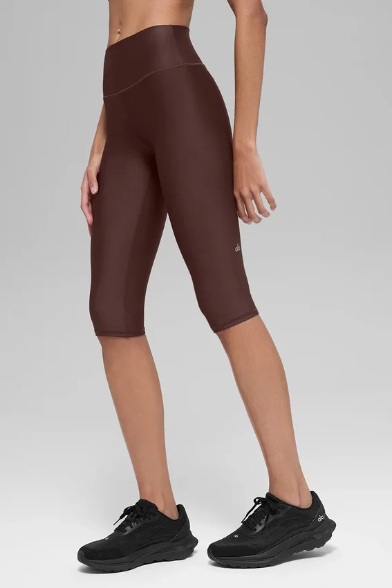 16'' High-Waist Airlift Kapri - Brownstone
