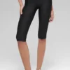 16'' High-Waist Airlift Kapri - Siyah