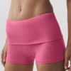 3" Alo Softsculpt Alçak Bel Katlamalı Şort - Paradise Pink