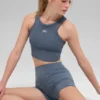 3" Alo Softsculpt High-Waist Precision Şort - Bluestone