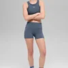 3" Alo Softsculpt High-Waist Precision Şort - Bluestone