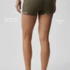3" Alo Softsculpt High-Waist Precision Şort - Zeytin Ağacı