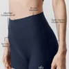 3" High-Waist Airlift Şık Şort - Lacivert