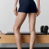 3" High-Waist Airlift Şık Şort - Lacivert