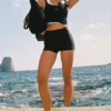3" High-Waist Airlift Şort - Siyah