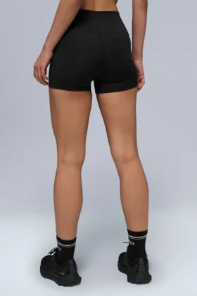 3″ High-Waist Airlift Şort – Siyah