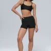 3" High-Waist Airlift Şort - Siyah