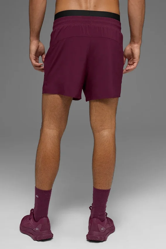 5" Adapt Koşu Şortu - Bordo