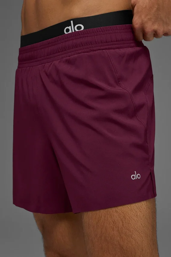 5" Adapt Koşu Şortu - Bordo
