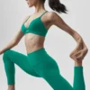 7/8 High-Waist Airbrush Airbrush Legging - Emerald Isle