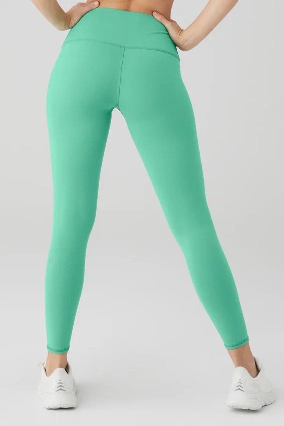 7/8 High-Waist Airbrush Airbrush Legging - Lettuce