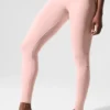 7/8 High-Waist Airbrush Airbrush Legging - Pembe Kuvars