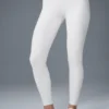 7/8 High-Waist Airbrush Legging - Beyaz
