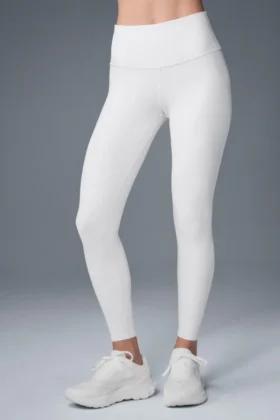 7/8 High-Waist Airbrush Legging – Beyaz