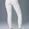 7/8 High-Waist Airbrush Legging - Beyaz