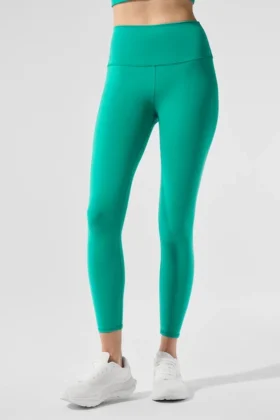 7/8 High-Waist Airbrush Legging - Ladin Yeşili