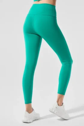 7/8 High-Waist Airbrush Legging – Ladin Yeşili