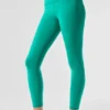 7/8 High-Waist Airbrush Legging - Ladin Yeşili