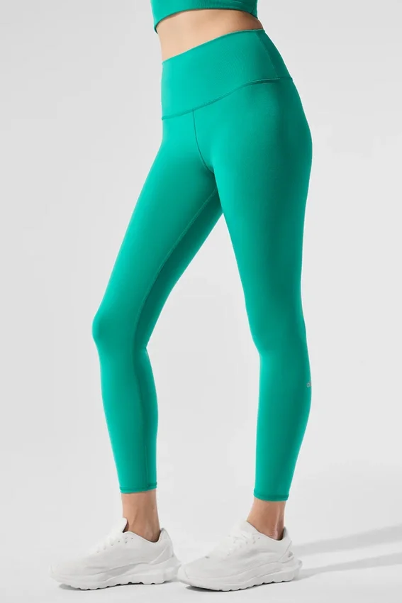 7/8 High-Waist Airbrush Legging - Ladin Yeşili