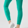 7/8 High-Waist Airbrush Legging - Ladin Yeşili
