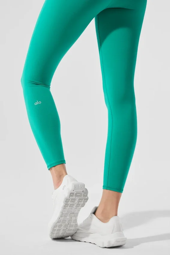 7/8 High-Waist Airbrush Legging - Ladin Yeşili