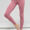 7/8 High-Waist Airbrush Legging - Pembe Yabani Gül