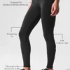 7/8 High-Waist Airbrush Legging - Siyah