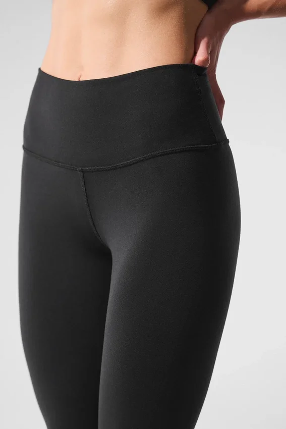 7/8 High-Waist Airbrush Legging - Siyah
