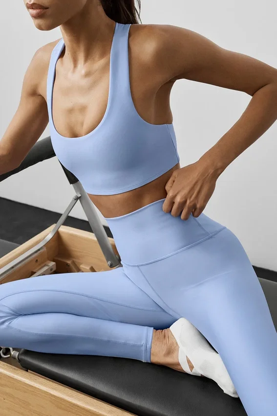 7/8 High-Waist Airlift Legging - Açık Provence Mavisi