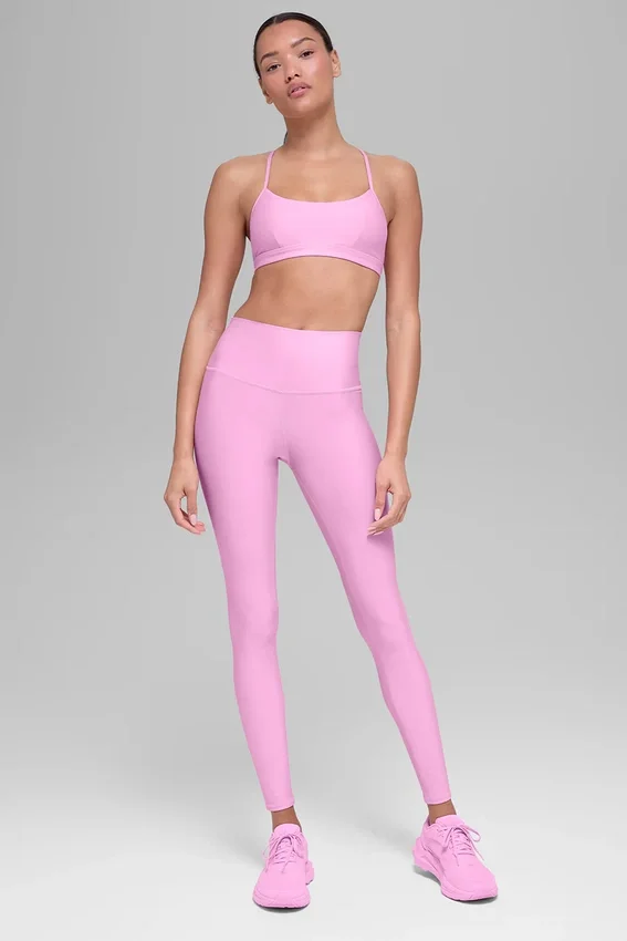 7/8 High-Waist Airlift Legging - Şeker Kalpli Pembe
