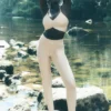 7/8 High-Waist Airlift Legging - Macadamia