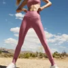 7/8 High-Waist Airlift Legging - Pembe Yabani Gül