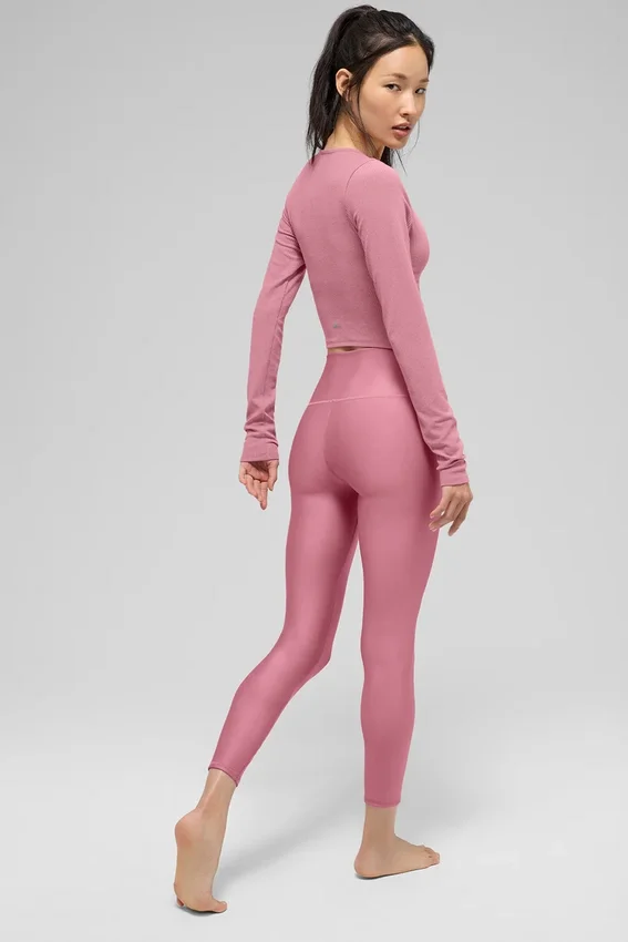 7/8 High-Waist Airlift Legging - Pembe Yabani Gül